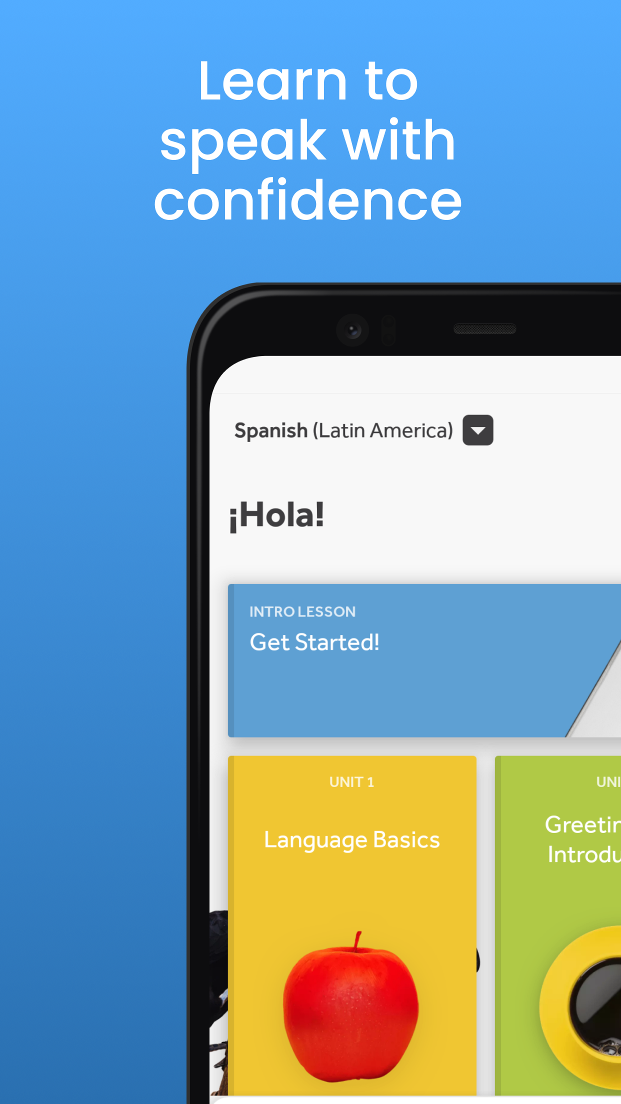 Android application Rosetta Stone: Learn, Practice & Speak Languages screenshort