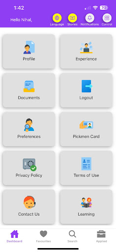 Pickmen - Job Search & Hiring Screen 3