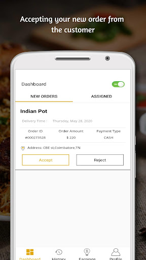 Frescofud Delivery Screen 2