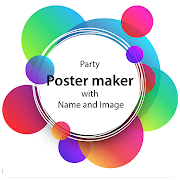 Party Poster Maker With Name And Image