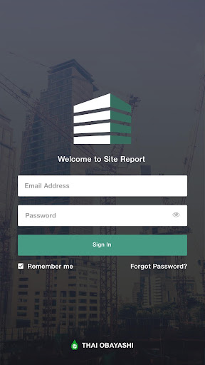 Android application Site Report screenshort