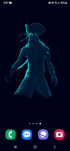 Skeleton Pirate Live Wallpaper