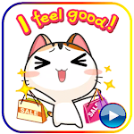 Cover Image of Download Animated Mochi Cat Stickers for WhatsApp version 11 APK