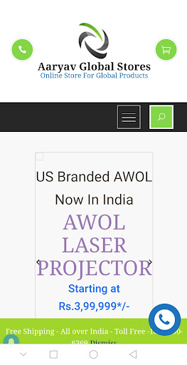Android application Aaryav Global Stores screenshort
