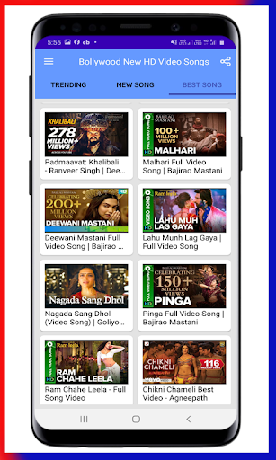 Latest Hindi Video Songs HD Screen 3