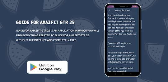 Guide for Amazfit GTR 2e