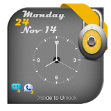 Screen Lock Analog Clock icon