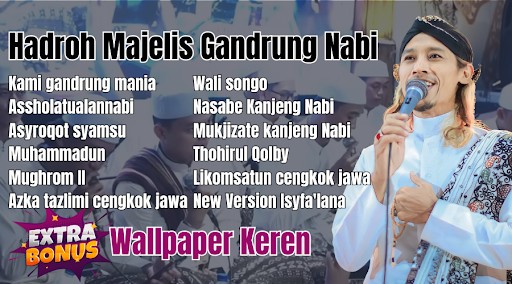 Android application Hadroh Gandrung Nabi 2024 screenshort