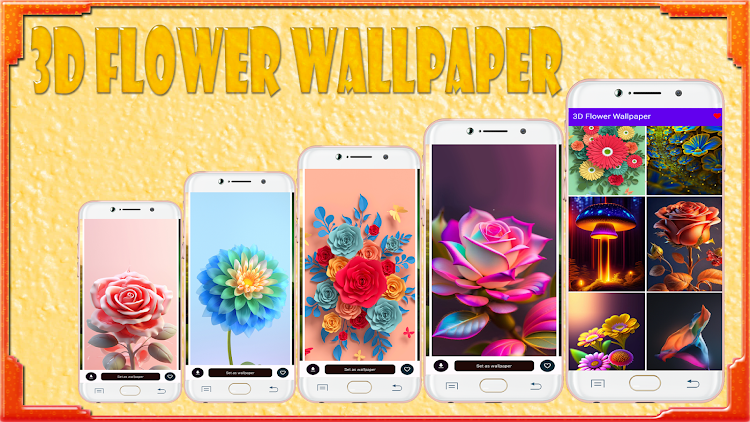 3D Flower Wallpaper - 1.06 - (Android)