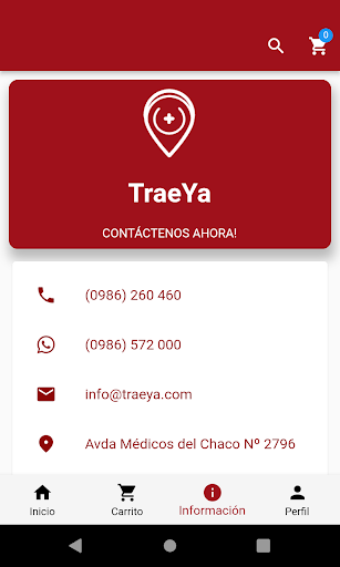 Traeya Farmacia Screen 3