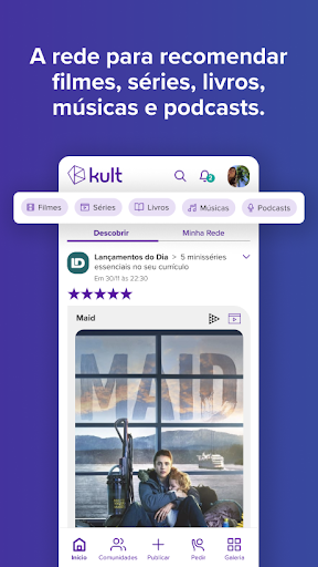 Android application Kult: Cultura e entretenimento screenshort