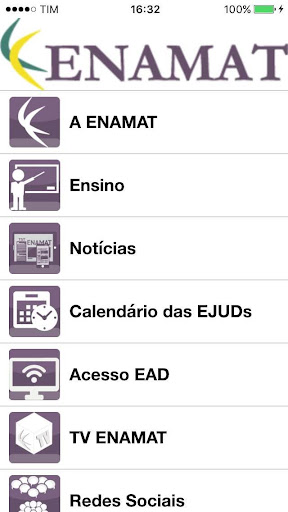 Android application ENAMAT screenshort