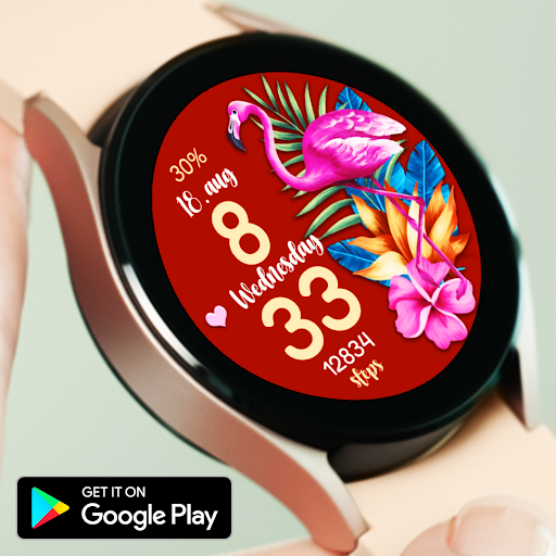 Android application Summer Bloom Watchface screenshort
