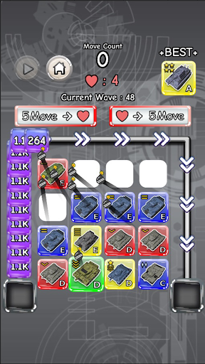 Android application 4x4 Merge Defense screenshort
