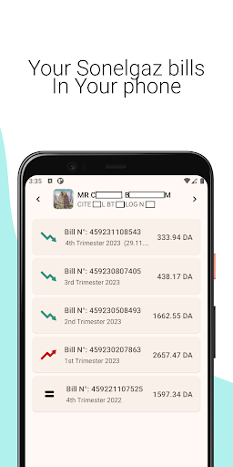 Android application Algeria - Invoice Tracking screenshort