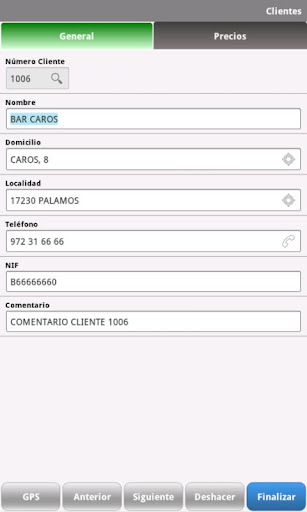 Vendir3, Preventa y Autoventa Screen 2