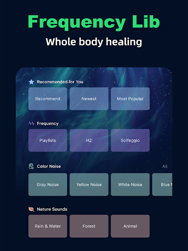 Screenshot of Healing Frequencies Sounds