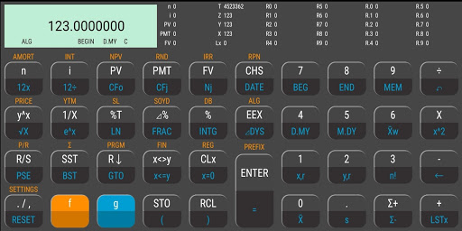 Android application RPN Plus Financial Calculator screenshort