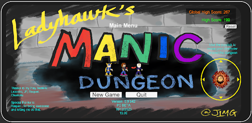 Android application Manic Dungeon screenshort