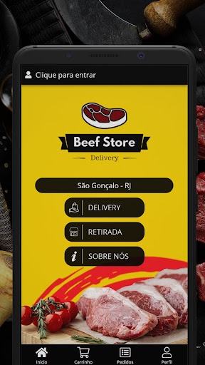 Android application Beef Store Delivery screenshort