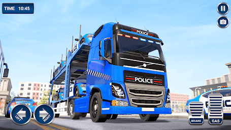 Police Transporter Truck Games