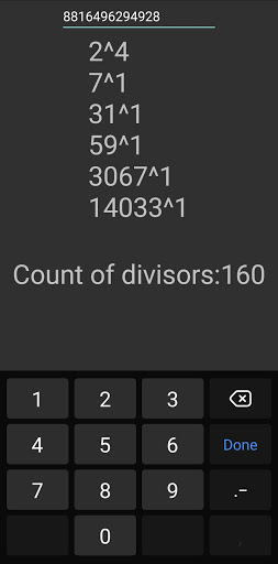 Prime Factors Screen 3