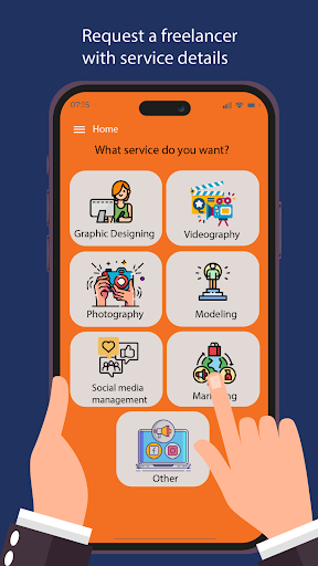 Android application Zameeli Business screenshort