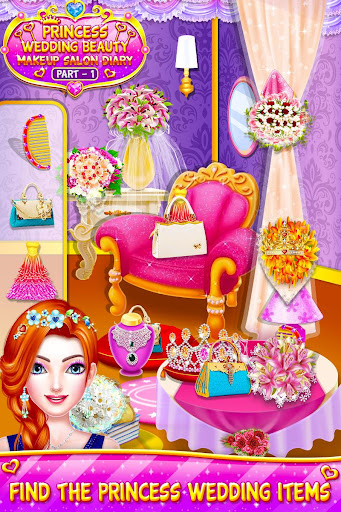 Princess Wedding Dress Up Game Screen 3