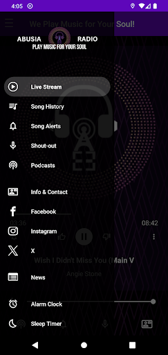 Abusia Radio Player Screen 3