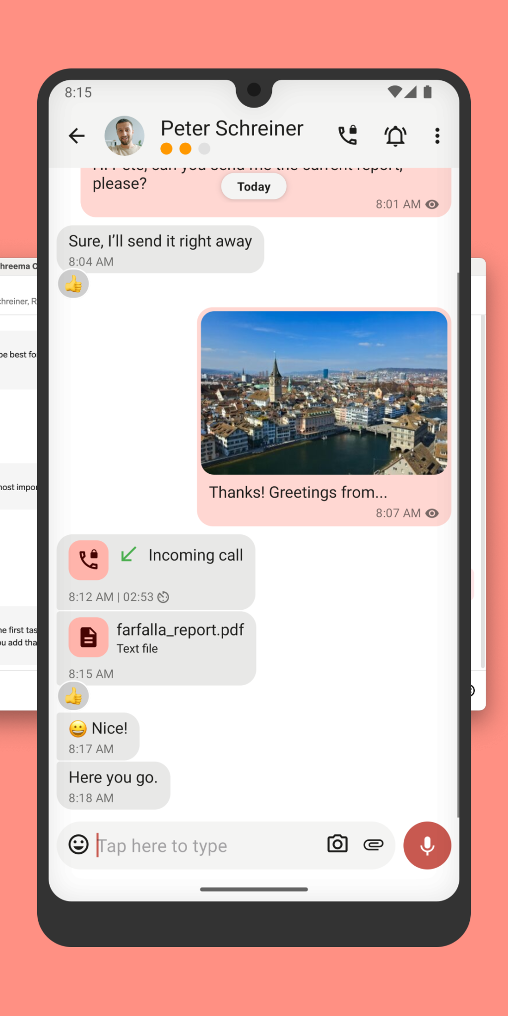 Screenshot 5 of Threema OnPrem. Self-Hosted