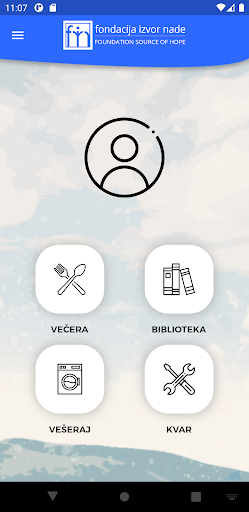 Android application Moj Izvor nade screenshort
