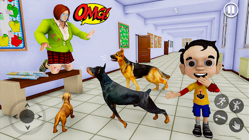 Scary Evil Teacher Sim 3D Screen 2