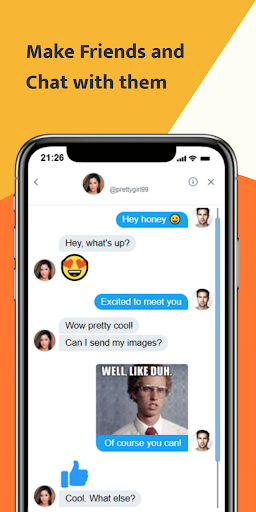 Android application RandomChat - chat with Indians screenshort
