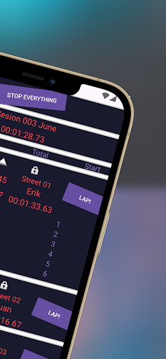 Android application SwimTimer - Swimming Chronos screenshort