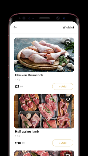 Android application BlackStone Halal Meat screenshort