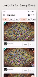 ClashLy: CoC Base Layouts Screenshot