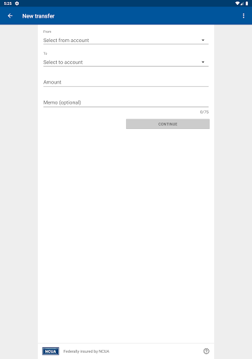 U. S. Postal Service FCU screenshot