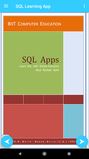 SQL Training App (Offline) Screen 2