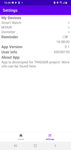 SENS-TRIGGER Screen 2