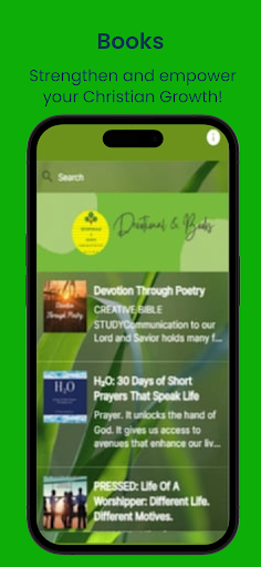 Devotional and Books Screen 3