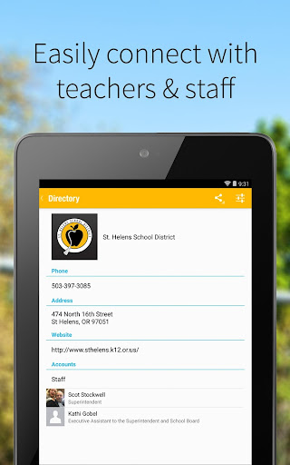 St. Helens School District 502 Screen 2