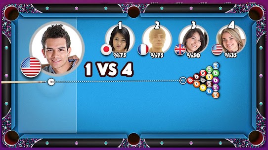 POOL STRIKE online 8 ball pool free billiards game Mod Apk app for Android 2