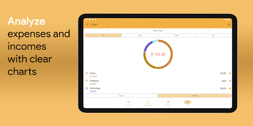 Screenshot of Daily Expense — My Budget
