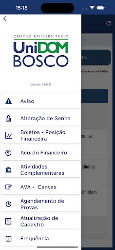 Android application UnidomBosco screenshort