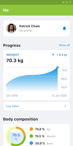 FlexiFitness app Screen 3