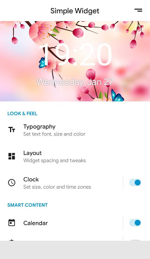 Simple Widget Cool Smart Widget