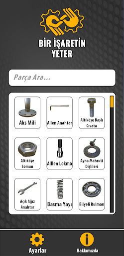 Android application Voc2Deaf: Bir İşaretin Yeter screenshort