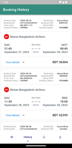 AshaTrip Screen 2