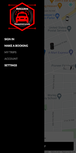 Android application BENJAMIN TRANSPORTATION screenshort