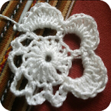 Crochet step by step icon